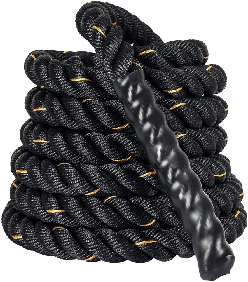 Wearslim Premium Black Heavy Duty | Professional | Poly Dacron For Core  Strength Training Battle Rope