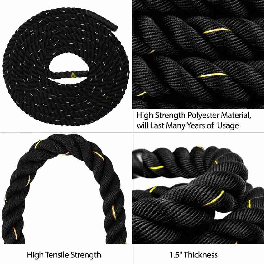 RAMBOFITNESS Pure Nylon Battle Rope for Indoor Outdoor Exercise Battle Rope Price in India Buy RAMBOFITNESS Pure Nylon Battle Rope for Indoor Outdoor Exercise Battle Rope online at Flipkart