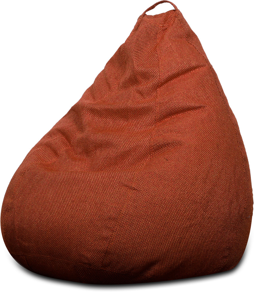 TXOR XXL ORGANIX Collection Organic Jute Fabric Orange Color Classic Teardrop Bean Bag With Bean Filling Price in India Buy TXOR XXL ORGANIX Collection Organic Jute Fabric Orange Color Classic Teardro...
