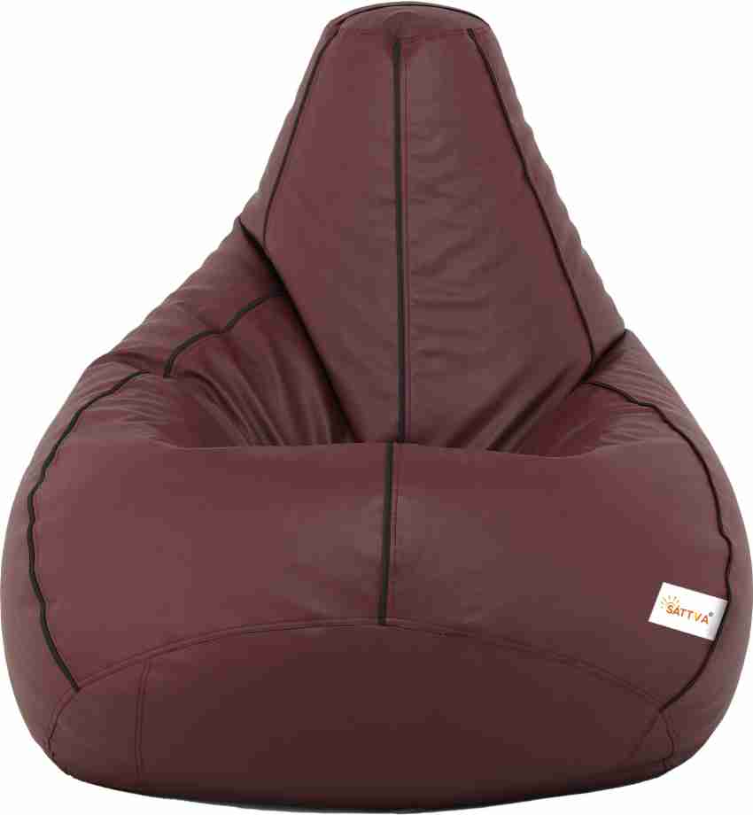 Sattva XXXL Maroon With Black Piping Teardrop Bean Bag With Bean Filling Price in India Buy Sattva XXXL Maroon With Black Piping Teardrop Bean Bag With Bean Filling online at Flipkart