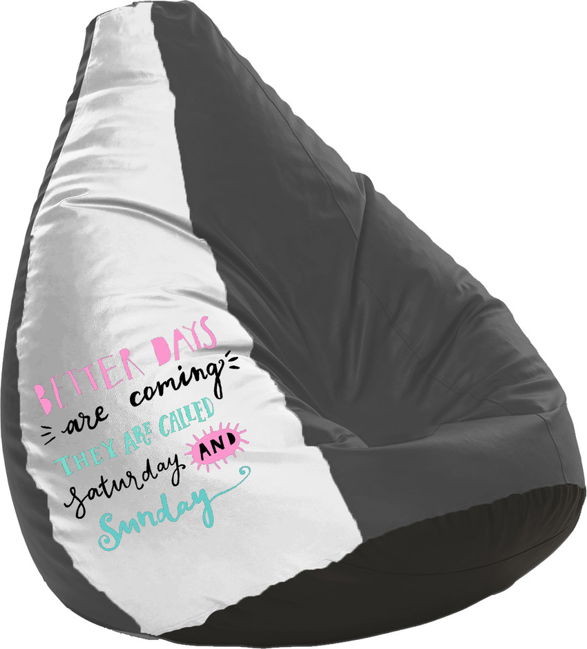 Coz its Cozy 4XL Digital Printed Leatherette Pre Filled Bean Bag