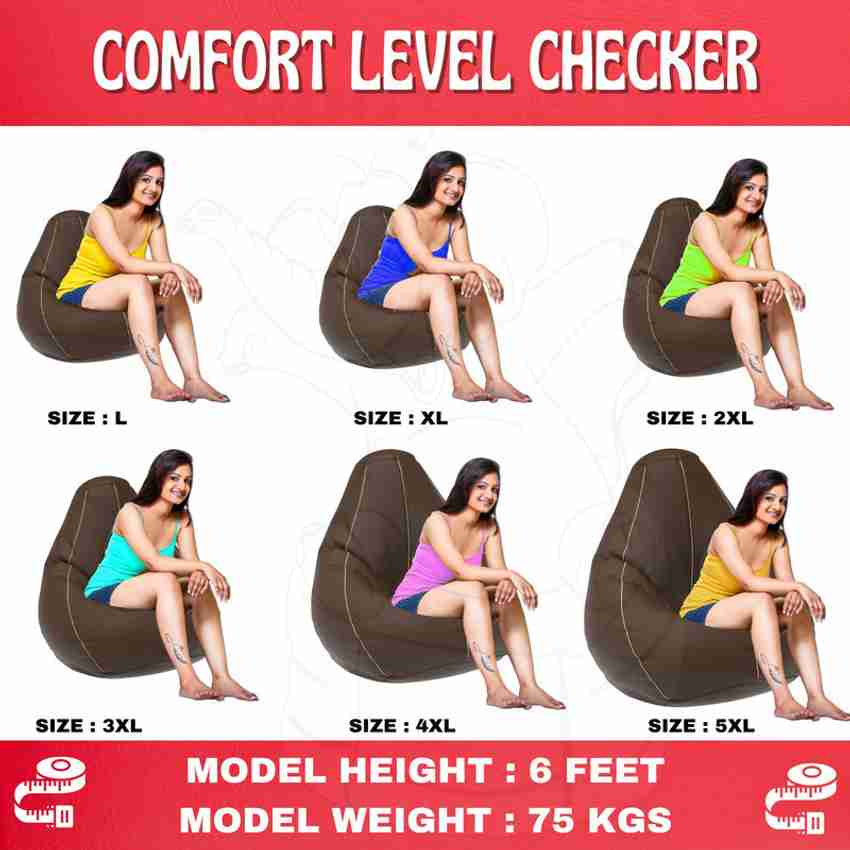Lazzy 4XL Premium Designer Couple s Corner Theme Menu Printed Teardrop Bean Bag With Bean Filling Price in India Buy Lazzy 4XL Premium Designer Couple s Corner Theme Menu Printed Teardrop