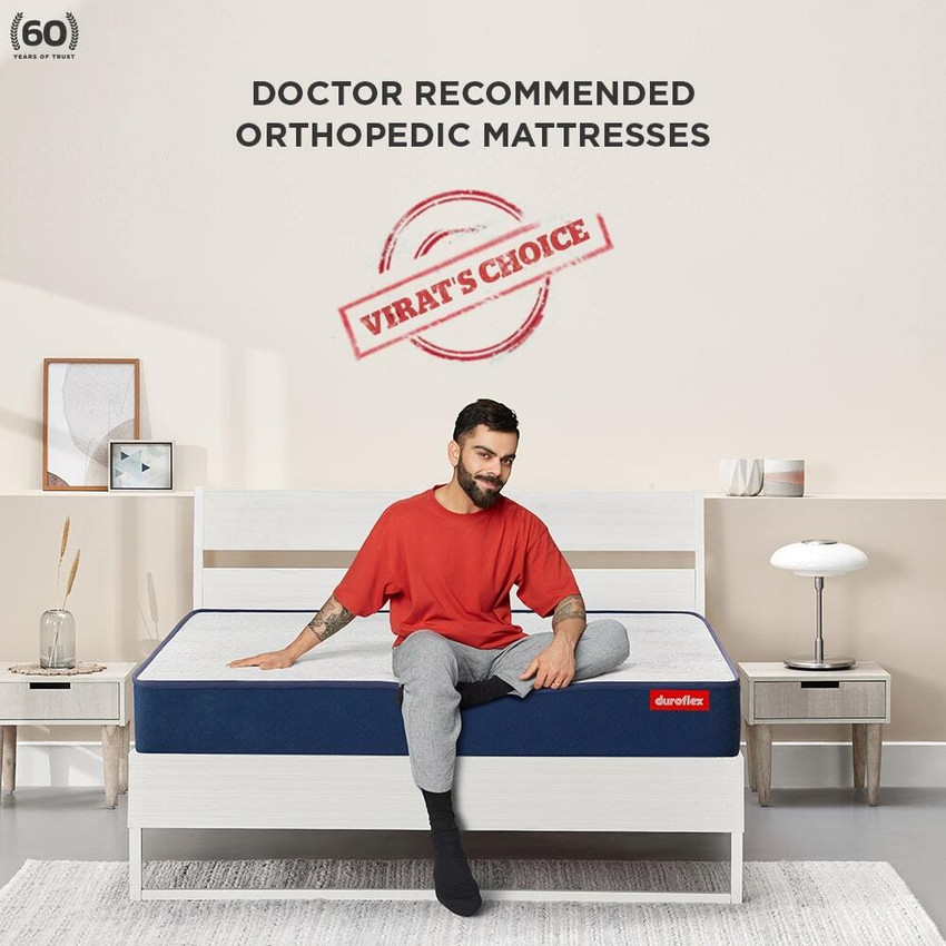 duroflex Livein Duropedic 5 inch Single High Resilience HR Foam Mattress Price in India Buy duroflex Livein Duropedic 5 inch Single High Resilience HR Foam Mattress online at Flipkart
