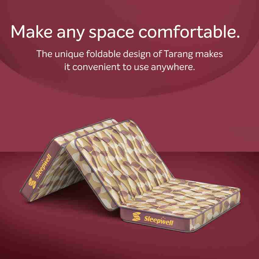 Sleepwell foldable mattress top