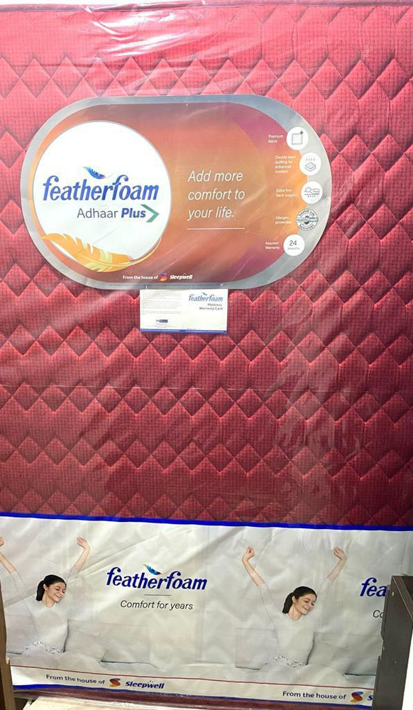 Sleepwell feather foam deals mattress price