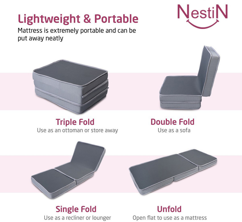 Single folding foam mattress cheap