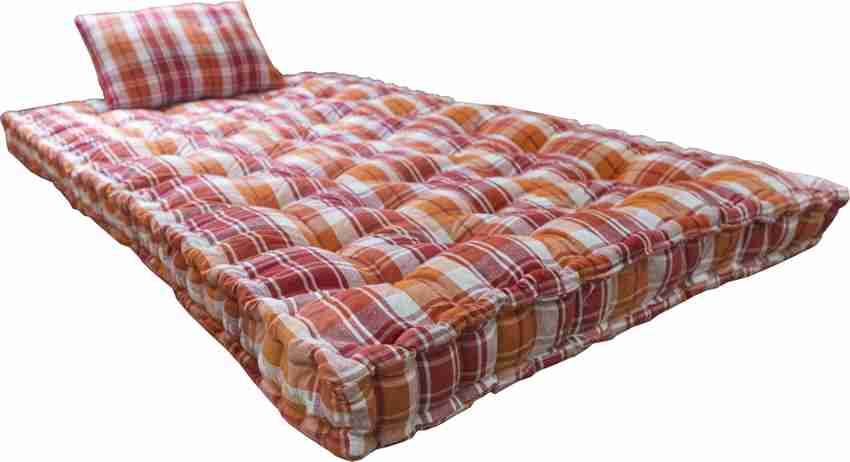 spinecure mattress Box Type Cotton Gadda for floor Bed Double Size 72x48x5 5 inch Double Cotton Mattress