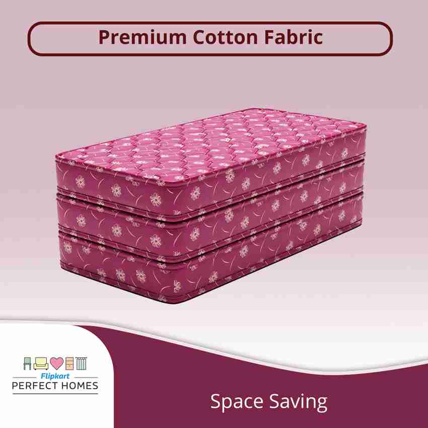 Flipkart Perfect Homes Rio Three Folding Travel Mattress 5 inch Single High Density HD Foam Mattress Price in India Buy Flipkart Perfect Homes Rio Three Folding Travel Mattress 5 inch Single High Dens...