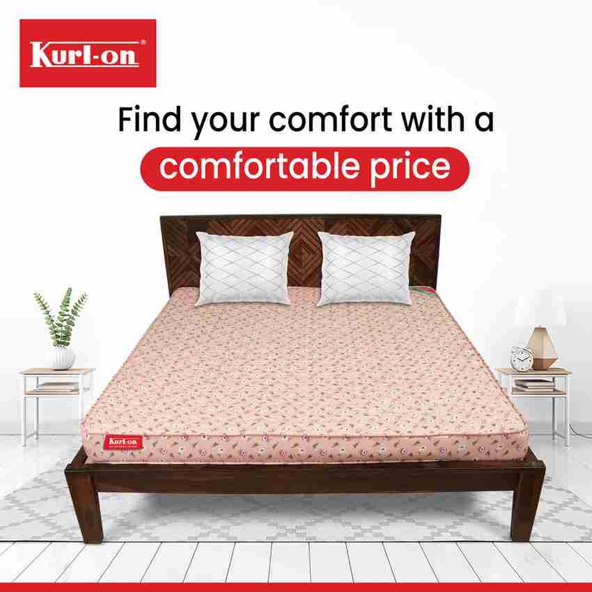Kurlon mattress 4 inch hot sale price single bed