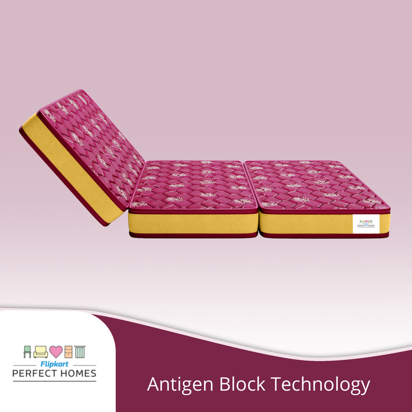 Flipkart Perfect Homes Magix Three Folding Travel Mattress 4 inch Double High Density HD Foam Mattress Price in India Buy Flipkart Perfect Homes Magix Three Folding Travel Mattress 4 inch Double High ...