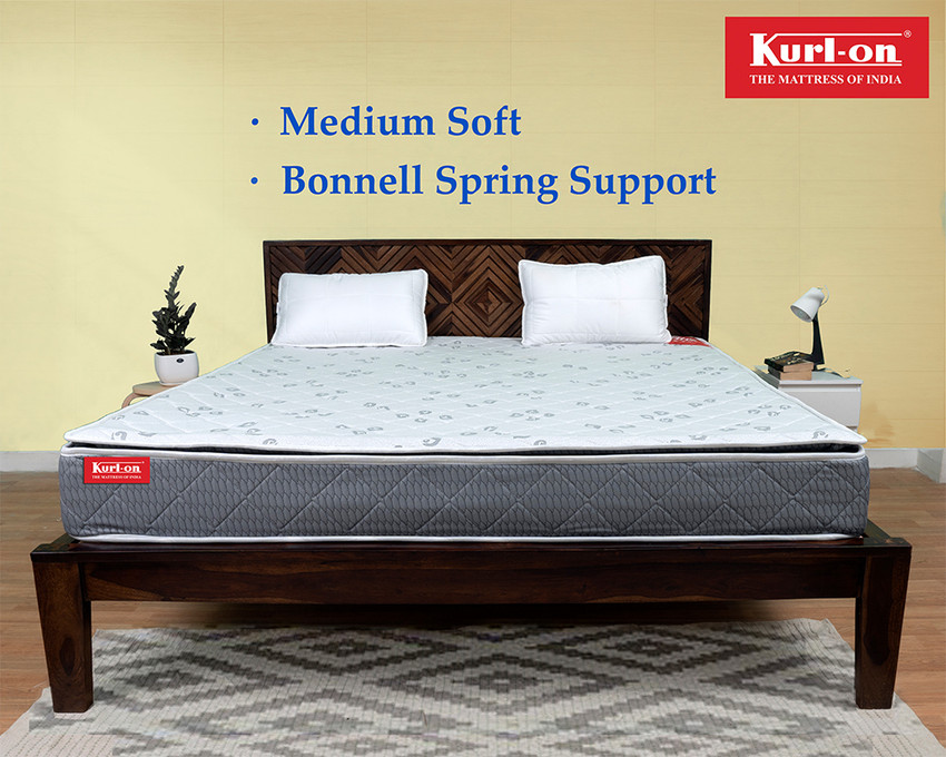 KURLON Plush Top 8 inch Queen Bonnell Spring Mattress Price in