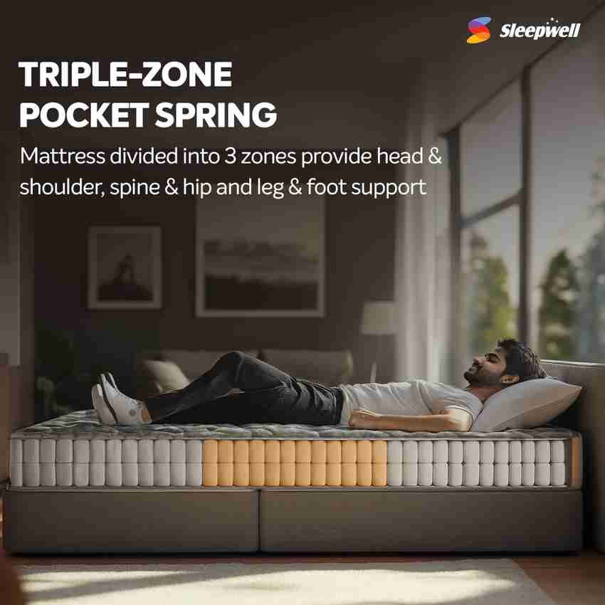 Sleepwell orthopaedic mattress online