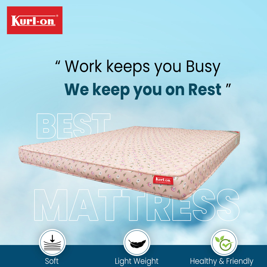 KURLON Jade 4 inch King PU Foam Mattress Price in India Buy KURLON Jade 4 inch King PU Foam Mattress online at Flipkart