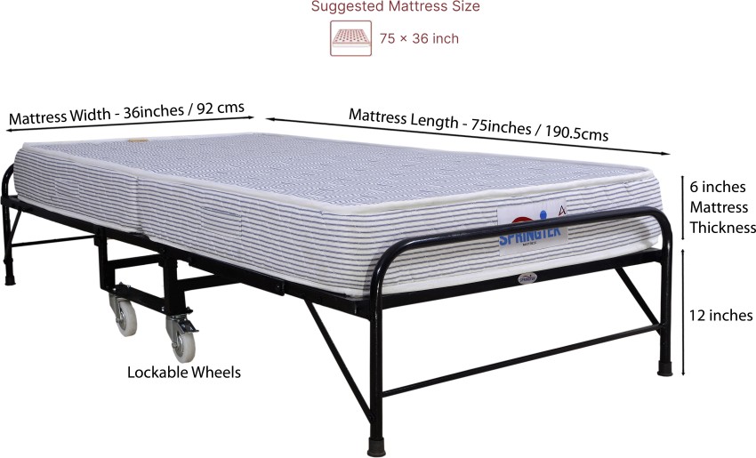 Springtek folding shop rollaway bed