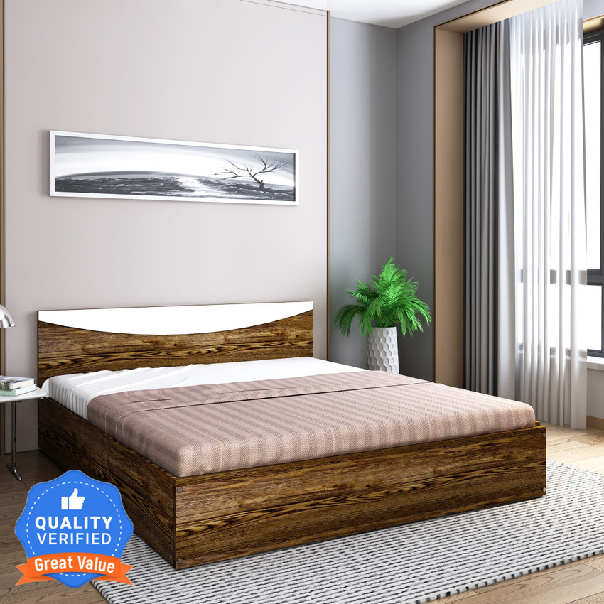 Flipkart Perfect Homes Carol Engineered Wood King Bed Price in India Buy Flipkart Perfect Homes Carol Engineered Wood King Bed online at Flipkart