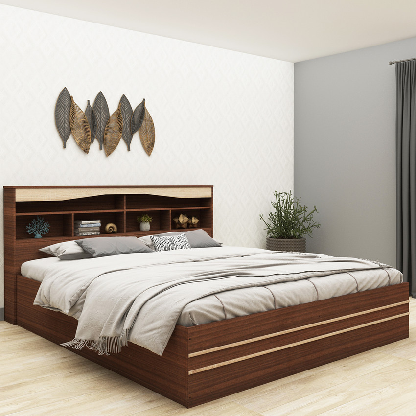 Zuari Atlanta Engineered Wood Queen Box Bed Price in India Buy Zuari Atlanta Engineered Wood Queen Box Bed online at Flipkart