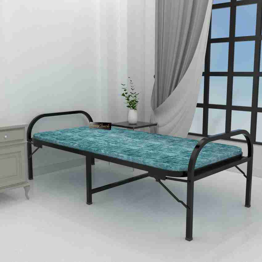 HoneyTouch Folding Bed for Sleeping with Foam Mattress Single Bed Powder Coated Metal Single Bed Price in India Buy HoneyTouch Folding Bed for Sleeping with Foam Mattress Single Bed Powder Coated