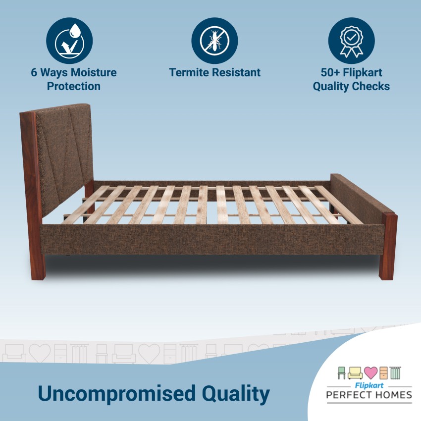 Flipkart Perfect Homes Elbert Solid Wood King Bed Price in India Buy Flipkart Perfect Homes Elbert Solid Wood King Bed online at Flipkart