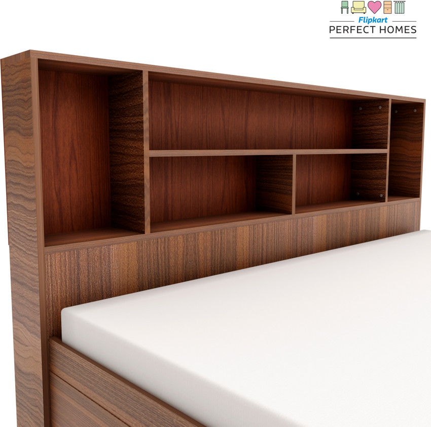 Wooden bed online flipkart sales