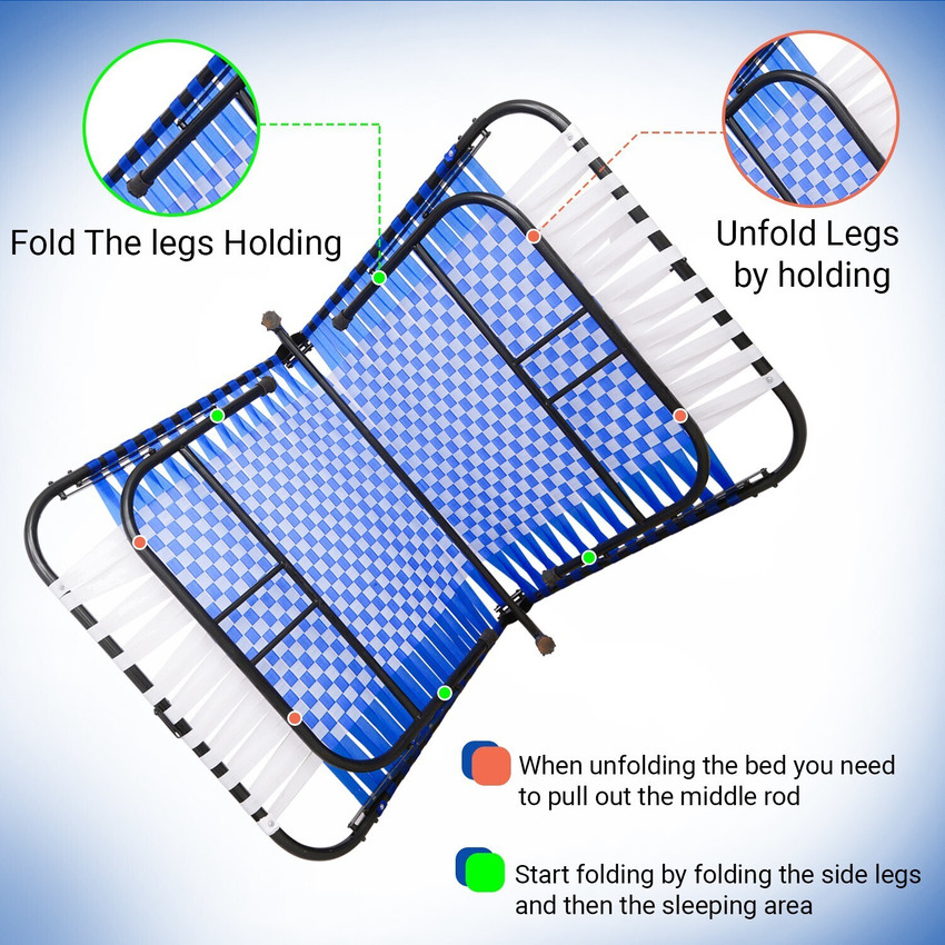 Single folding bed flipkart 2025