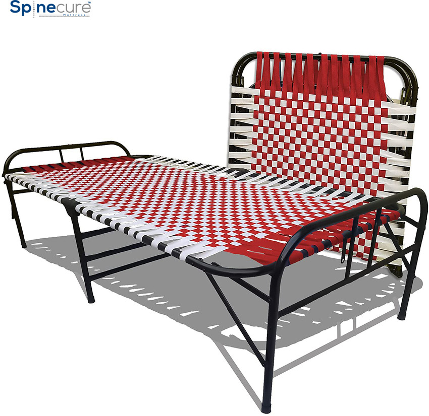 spinecure mattress Multipurpose Portable Folding Cot Khat for Comfortable Sleeping Metal Single Bed Price in India Buy spinecure mattress Multipurpose Portable Folding Cot Khat for Comfortable Sleepin...