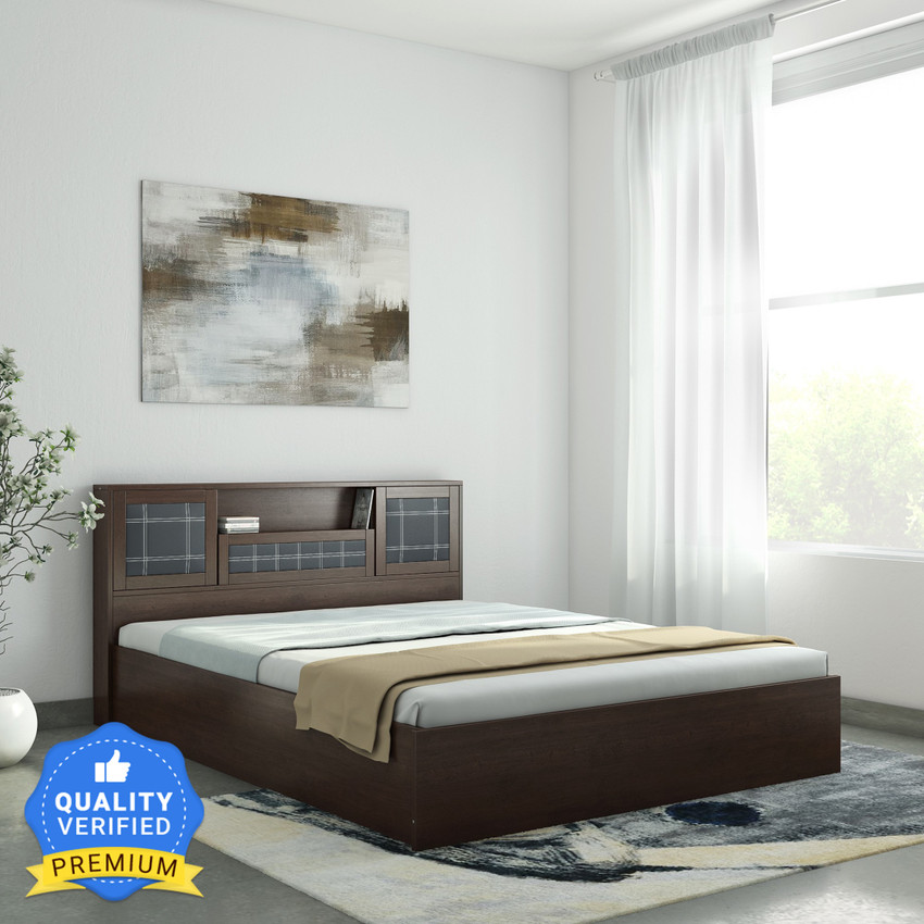 Nilkamal Monarch Engineered Wood Queen Box Bed Price in India