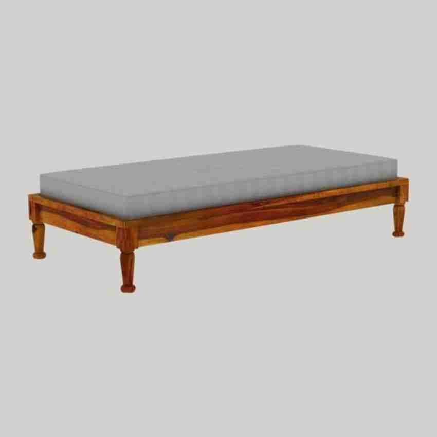 hunarmonk Solid Wood Modified Antique Styled Diwan Single Bed