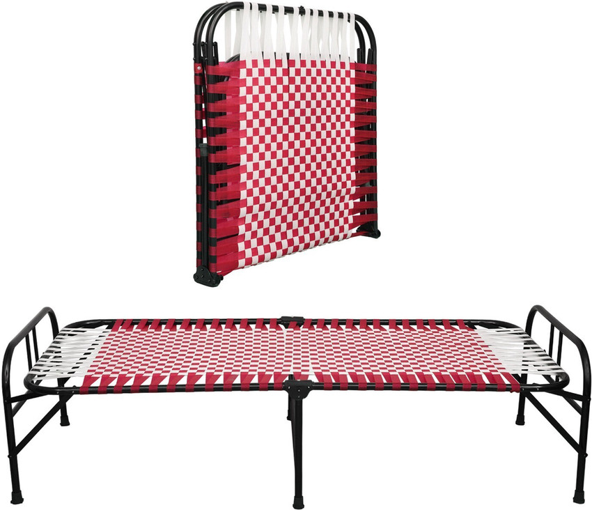 Southwhales Foldable Bed Portable Single Folding Bed Niwar Charpai Khatiya Bed for Sleeping Metal Single Bed Price in India Buy Southwhales Foldable Bed Portable Single Folding Bed Niwar Charpai Khati...