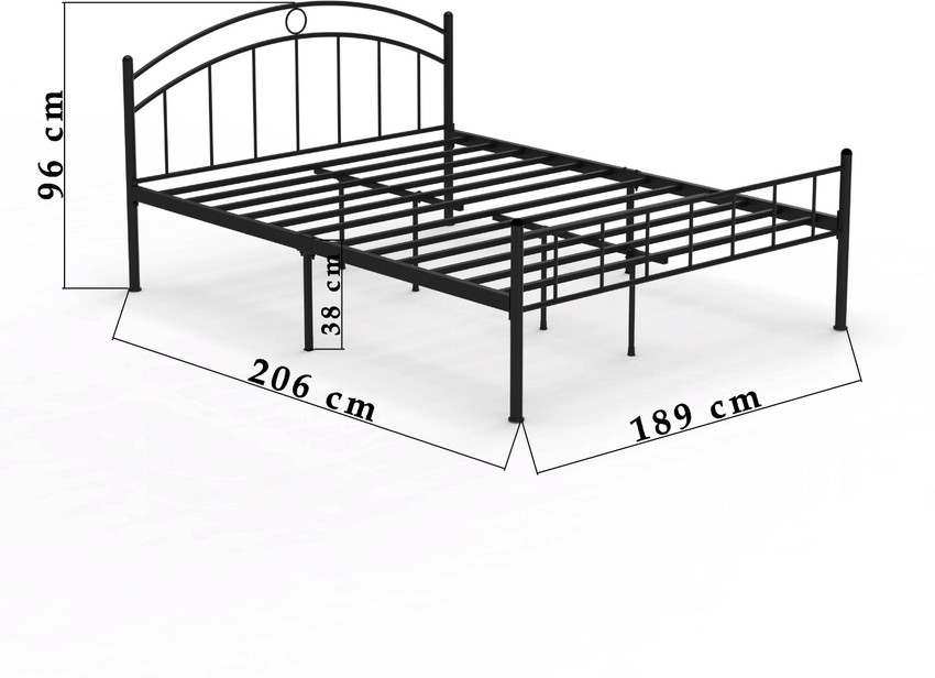 Flipkart Perfect Homes Studio London Metal King Bed