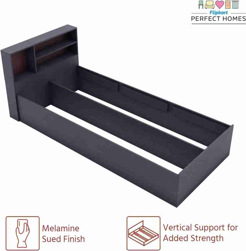 Flipkart Perfect Homes Mambo Engineered Wood Single Bed Price in India Buy Flipkart Perfect Homes Mambo Engineered Wood Single Bed online at Flipkart