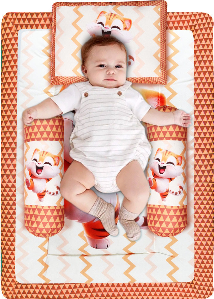 Orange baby bedding best sale