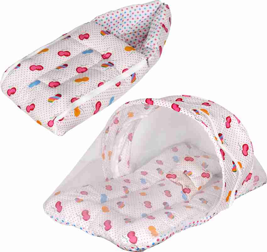 Baby bedding set shop with mosquito net