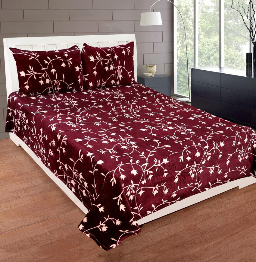 MODESIGNS 300 TC Woolen King Printed Flat Bedsheet Buy MODESIGNS