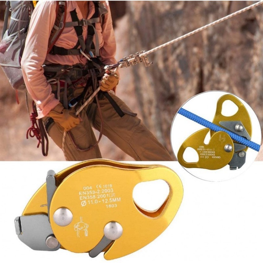 Tree Climbing Rope Grab Falling Arrester Fall Protection Ascender for Rock