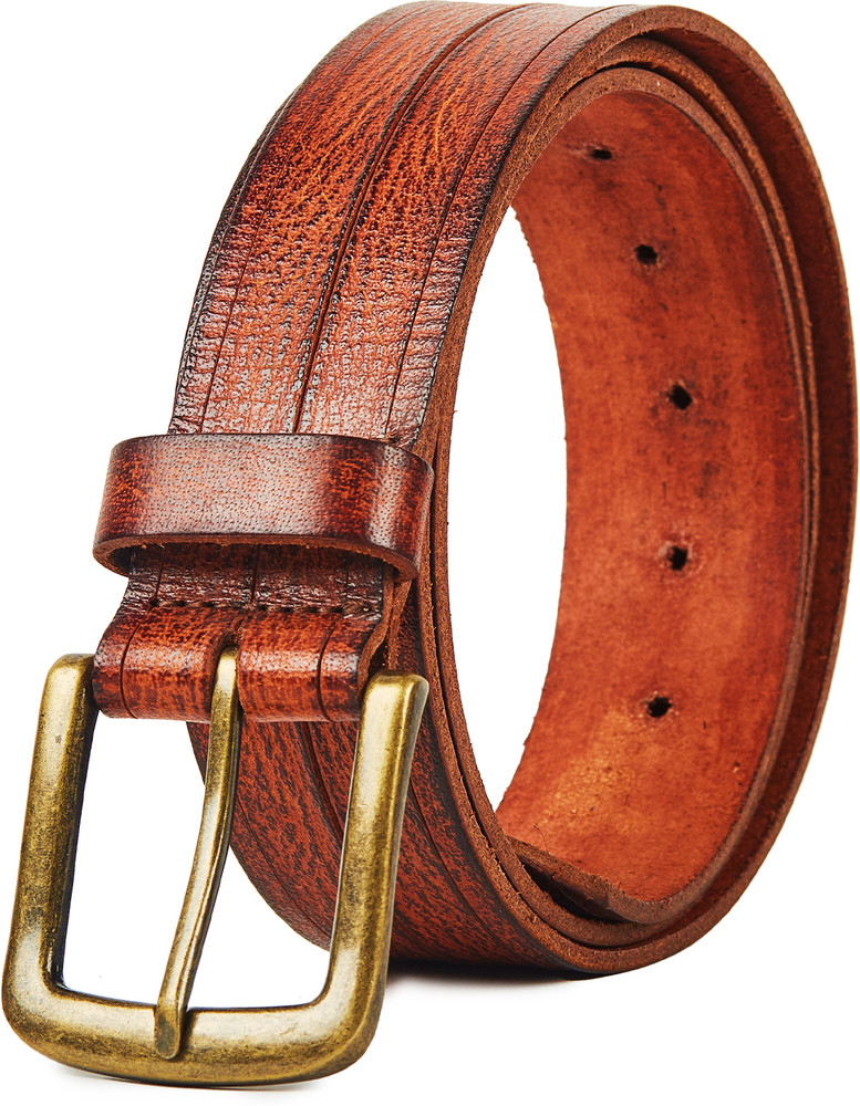 Dabrad Men Casual Brown Genuine Leather Belt Brown Price in India Flipkart