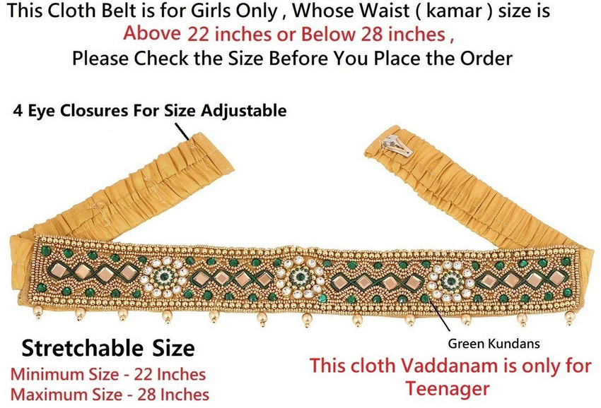 Vama Fashions Waist Hip Belt Kamarband Price in India Buy Vama