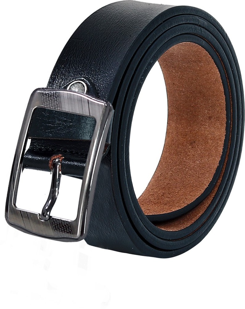 Leatherworld Men Casual Evening Party Formal Black Genuine Leather Belt Black Price in India Flipkart