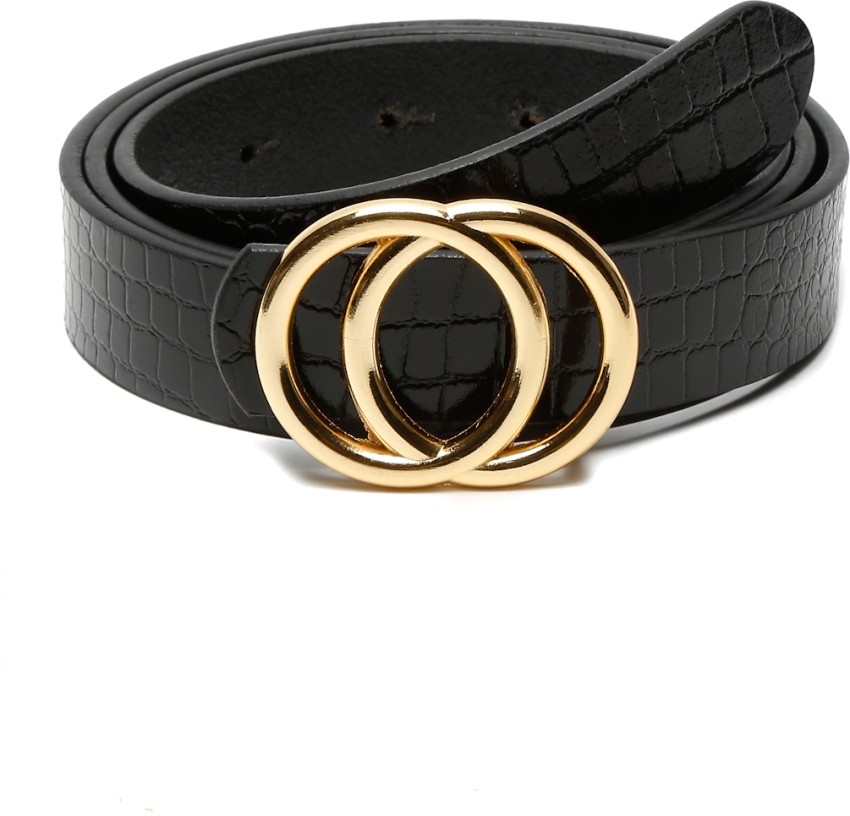 Buy Black Belts for Men by TEAKWOOD LEATHERS Online