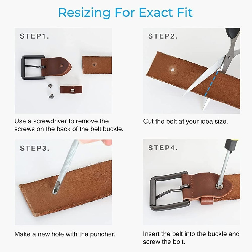 Leather belt resizing near me shop