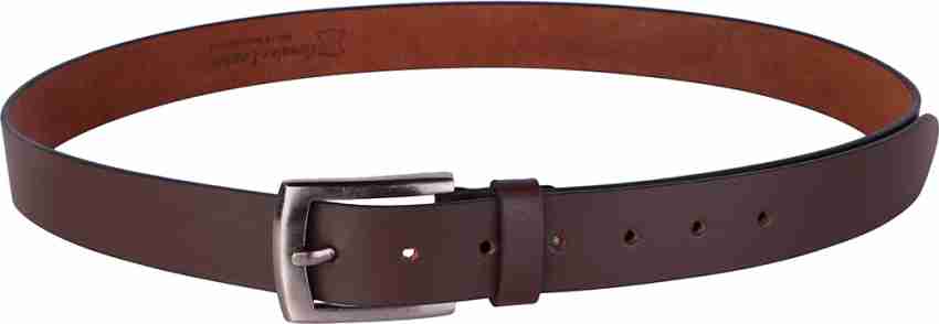 Men's St. Louis Cardinals Brandish Leather Belt, Size: 32, Brown