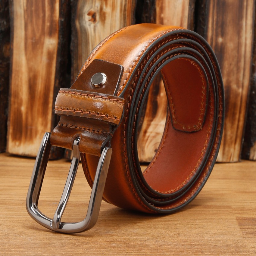 Louis Stitch Men Formal Brown Genuine Leather Belt