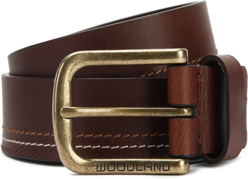 Woodland Tan Casual Leather Belt for Men