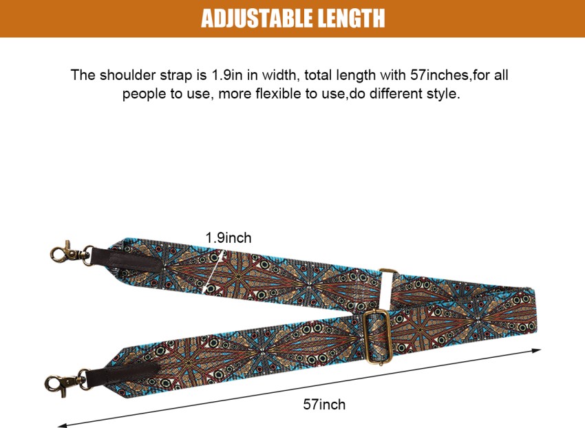 2.5cm Wide Crossbody Strap Purse-shoulder Bag Strap-guitar Strap
