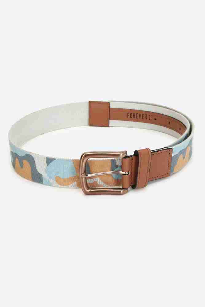 FOREVER 21 Women Casual Multicolor Genuine Leather Belt Multi
