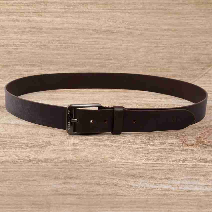 WELL SPENT Men Casual Formal Evening Party Brown Genuine