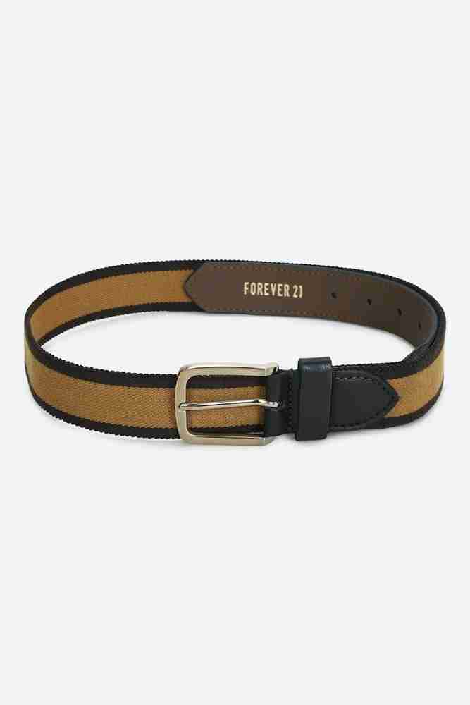 FOREVER 21 Women Casual Brown Genuine Leather Belt Brown Price