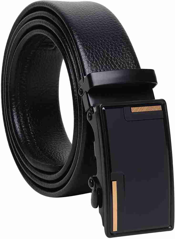 Mens Designer Clothes  LOUIS VUITTON leather belt with gold buckle 78