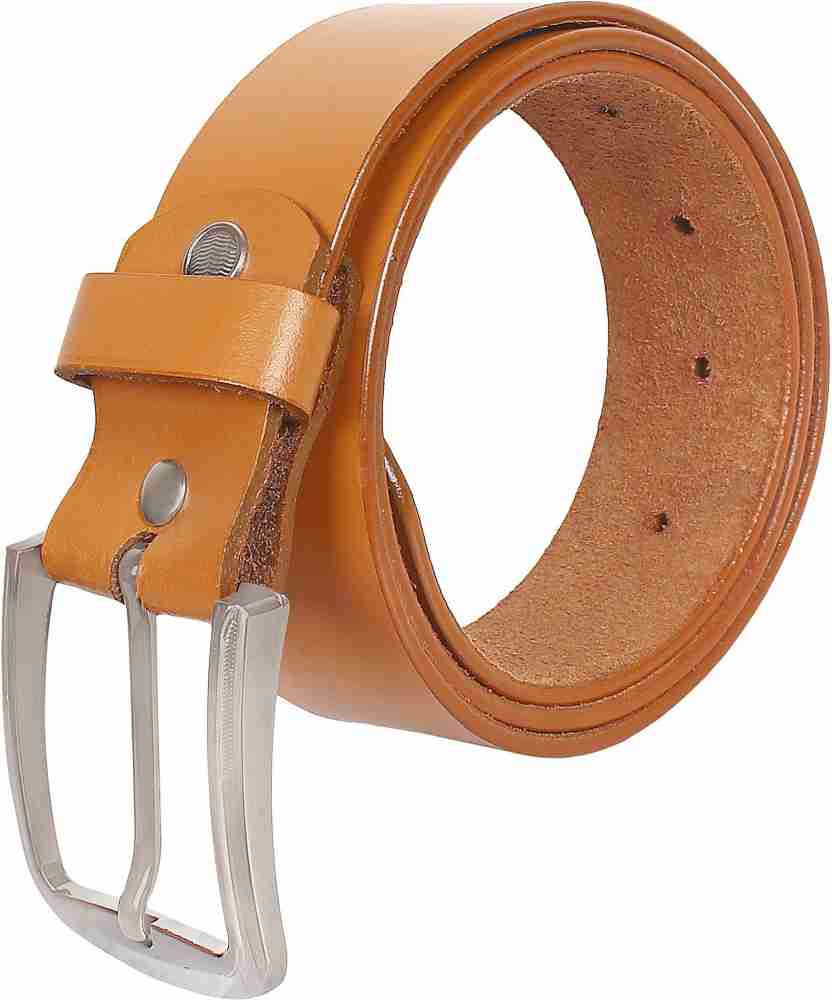CREATURE Formal/Casual Brown Genuine Leather Belts For Men (BL-03)