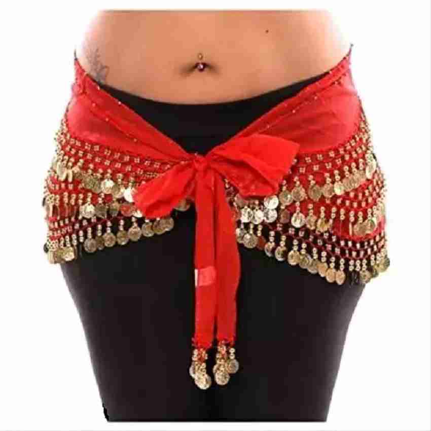 poojafashion Women Party Red Fabric Belt Red - Price in India