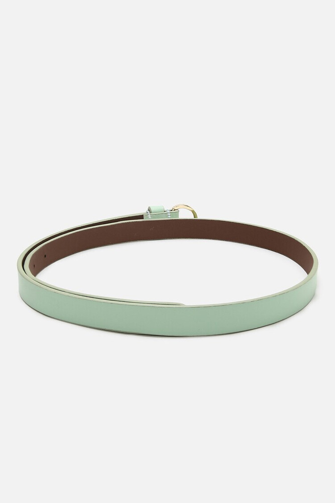 FOREVER 21 Women Casual Green Genuine Leather Belt Green Price